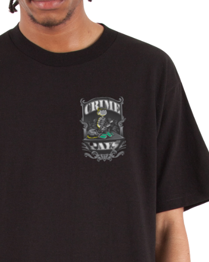 CRIME PAYS Short Sleeve Tee