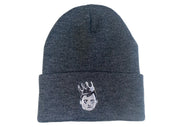GRAY HND THRONE BEANIE
